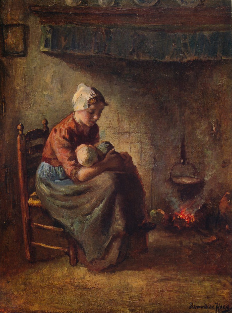 Mökki Madonna, 1915 tekijältä Bernard de Hoog