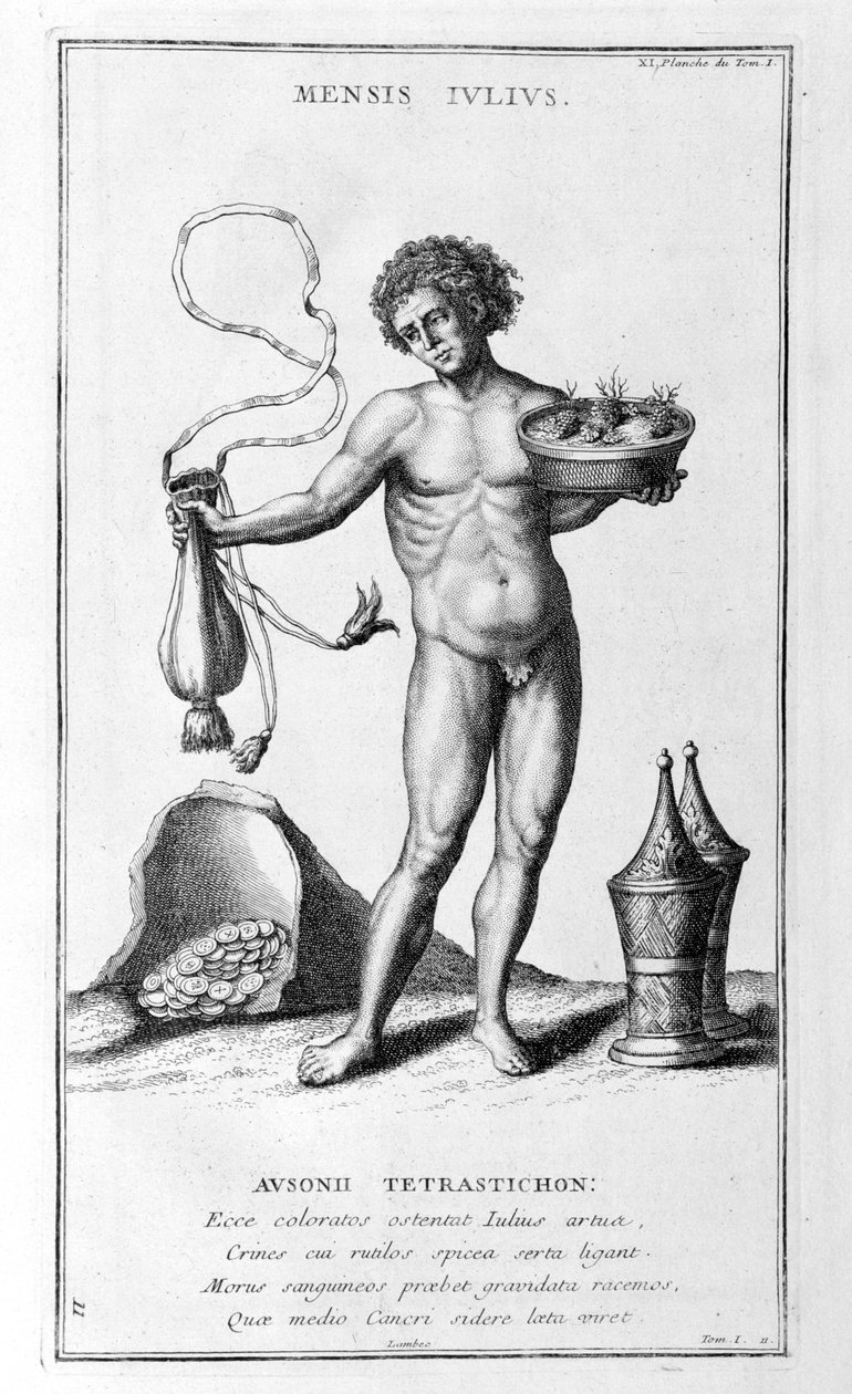 Heinäkuun 1757 esitys. tekijältä Bernard de Montfaucon