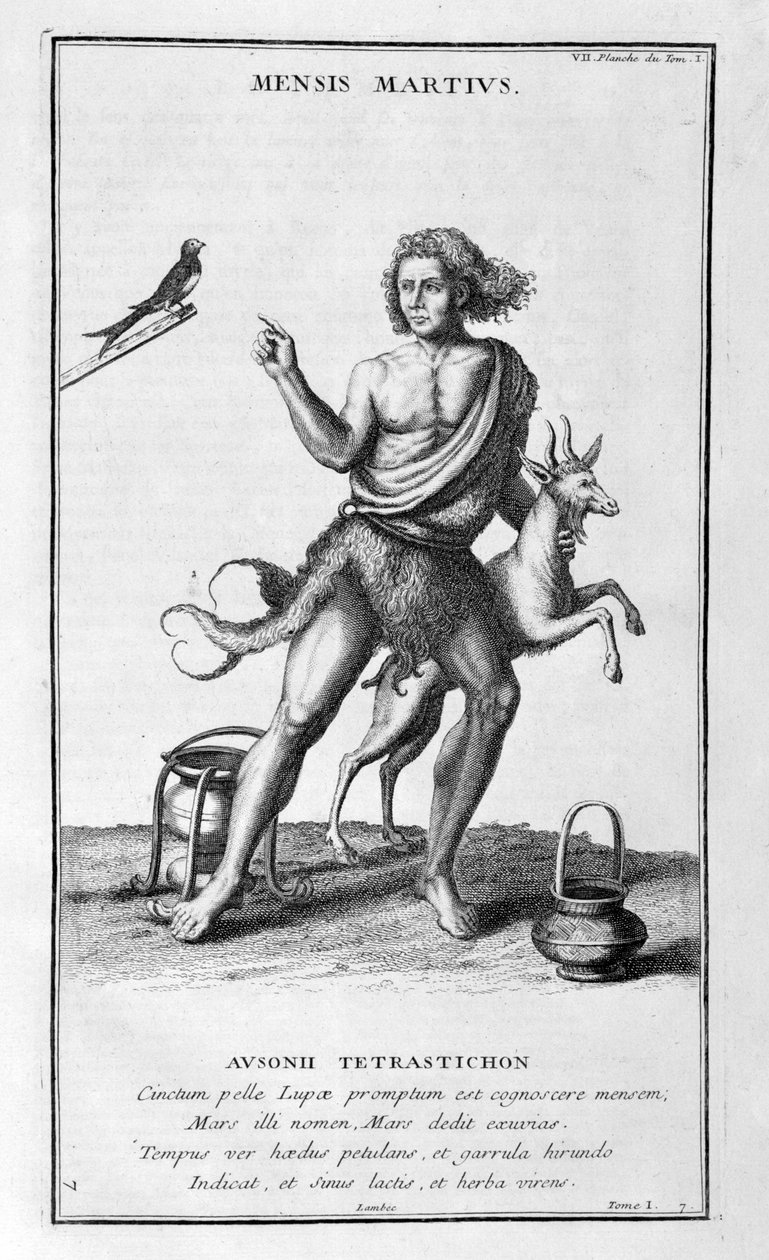 Kuvaus maaliskuuta 1757. tekijältä Bernard de Montfaucon