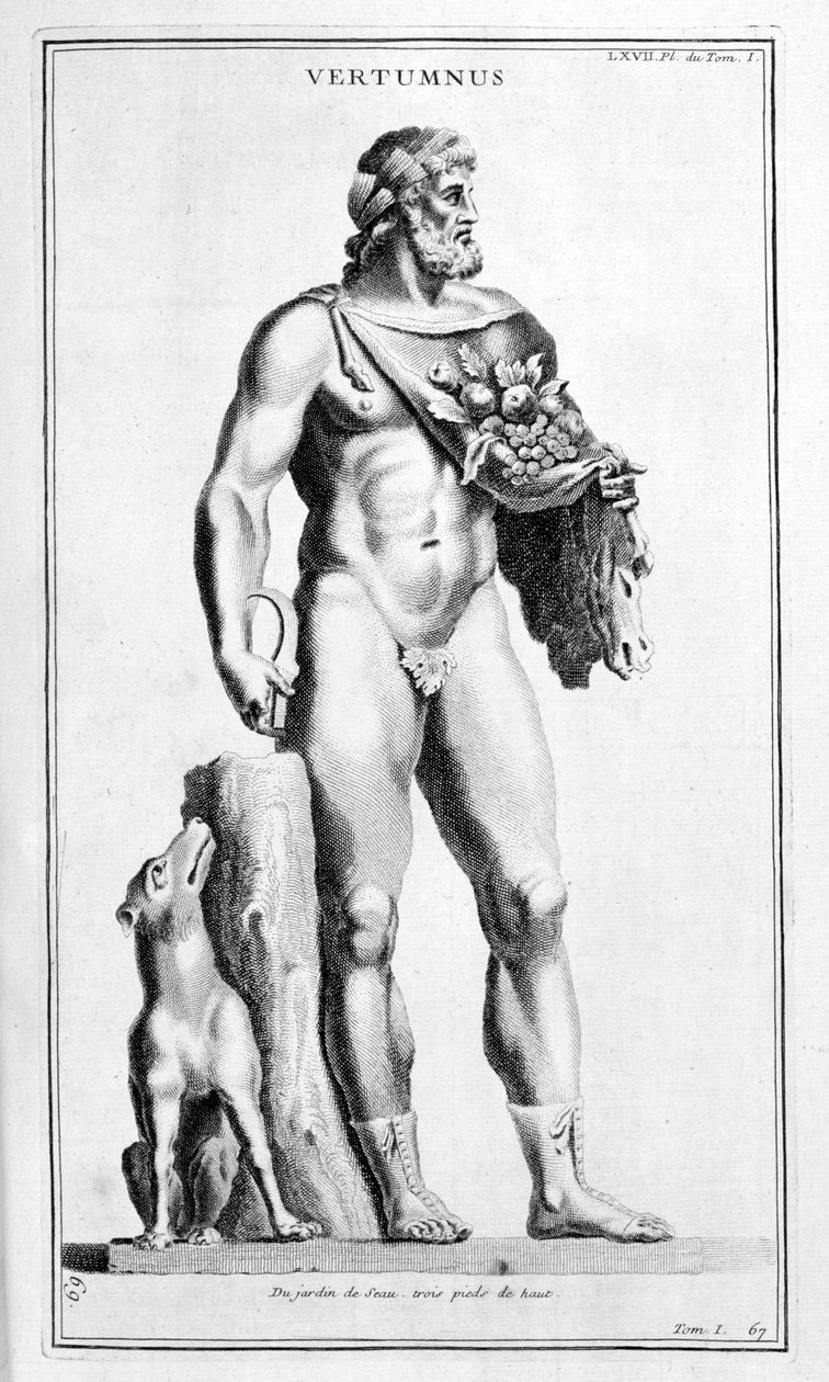 Vertumne, 1757 tekijältä Bernard de Montfaucon