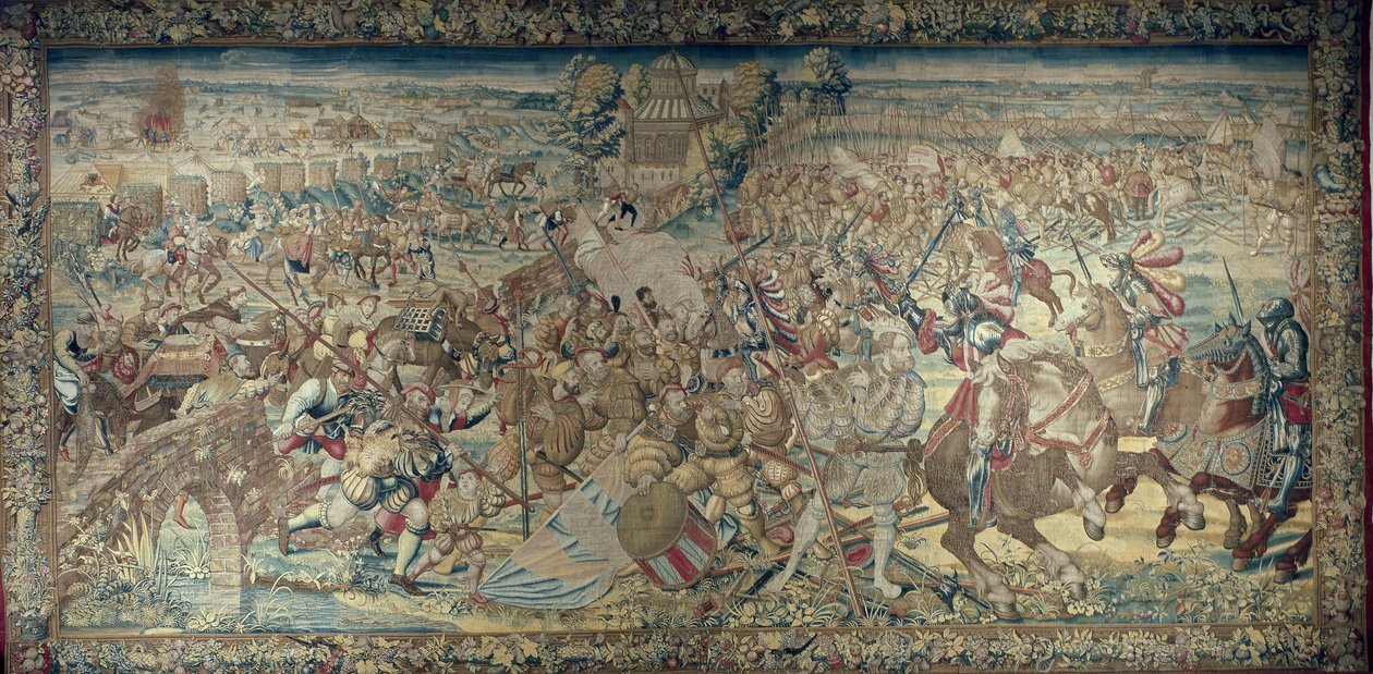 Pavian taistelun jakso (1525) tekijältä Bernard van Orley