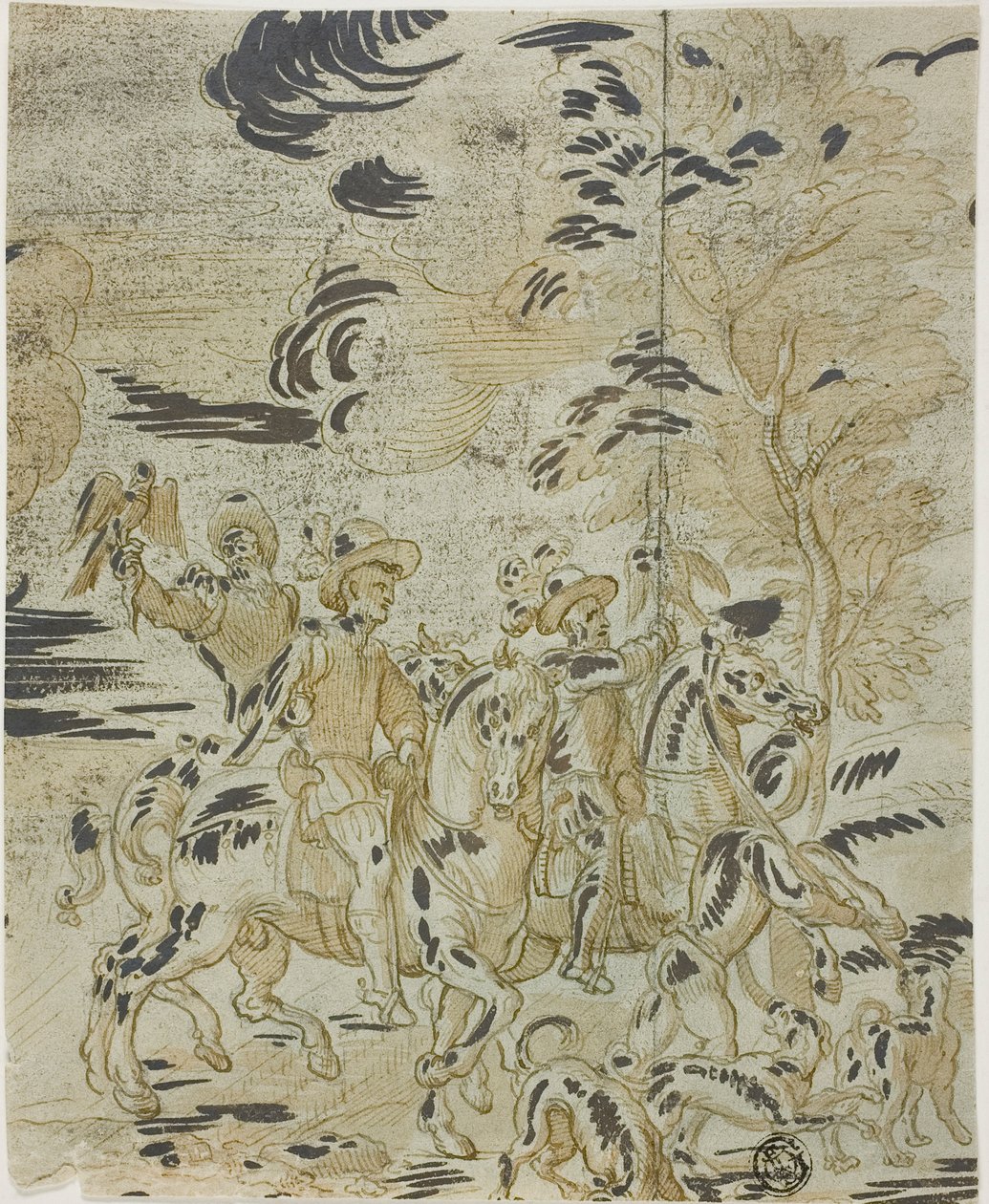 Falcon Hunt tekijältä Bernard van Orley