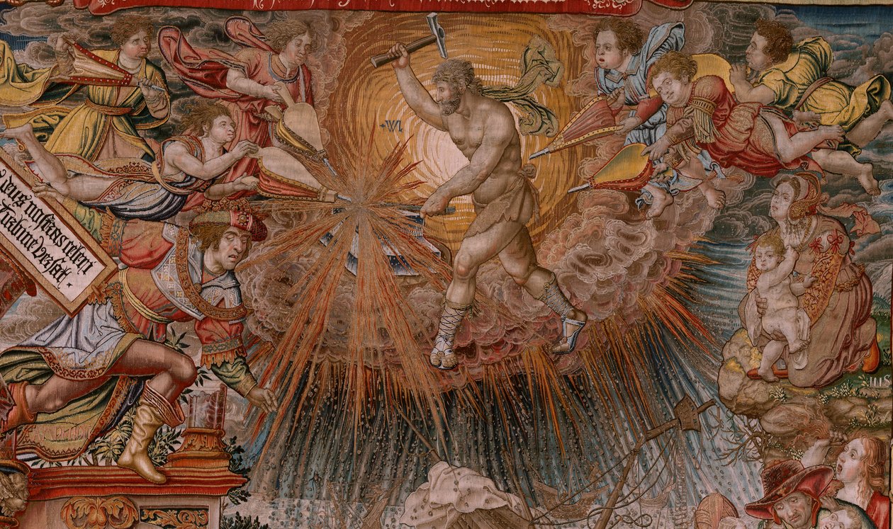 Flanderin kuvakudos. Sarja The Honours. Fortune, tie kunnianosoituksiin (La Fortuna, Camino de los Honores). Sarjan viides kuvakudos. Mallisarjakuvapiirtäjät Bernard van Orleyn ja Jan Gossaert de Mabusen piiristä. Valmistus Pieter van Aelst, Brusse tekijältä Bernard van Orley