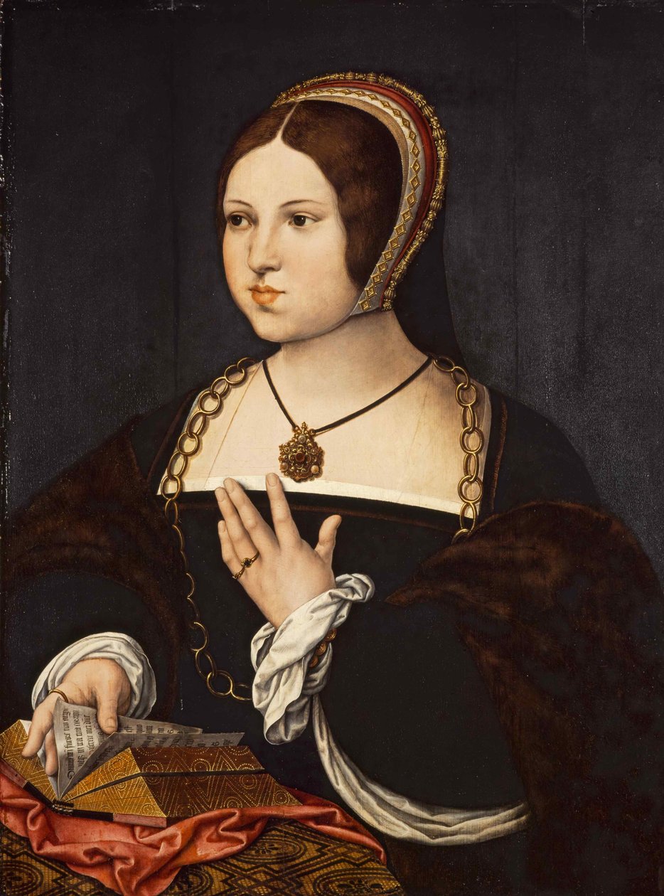 Marie Hanetonin muotokuva, noin 1518. tekijältä Bernard van Orley
