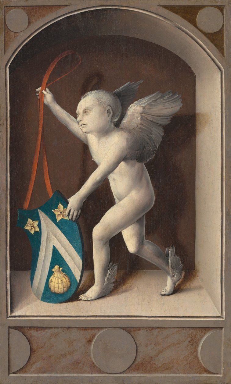 Putto Jacques Coënen käsivarsilla [käänteinen] tekijältä Bernard van Orley