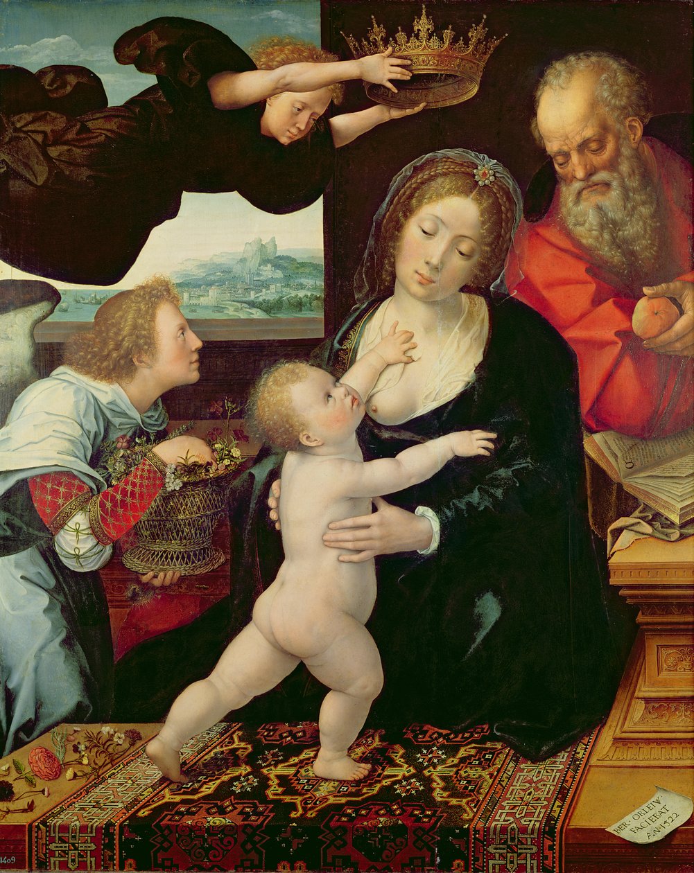 Pyhä perhe, 1522 tekijältä Bernard van Orley