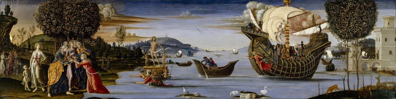Enaloksen rakastettu uhrasi Poseidonille ja säästyi tekijältä Bernardino Fungai