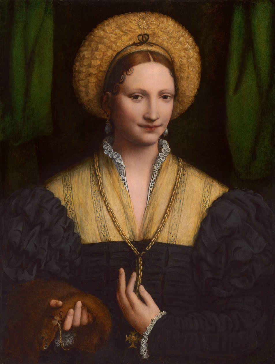 Naisen muotokuva, 1520-1525 tekijältä Bernardino Luini