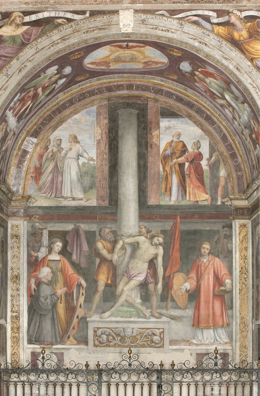 Pyhä Katariina ja Jeesus Kristus tekijältä Bernardino Luini