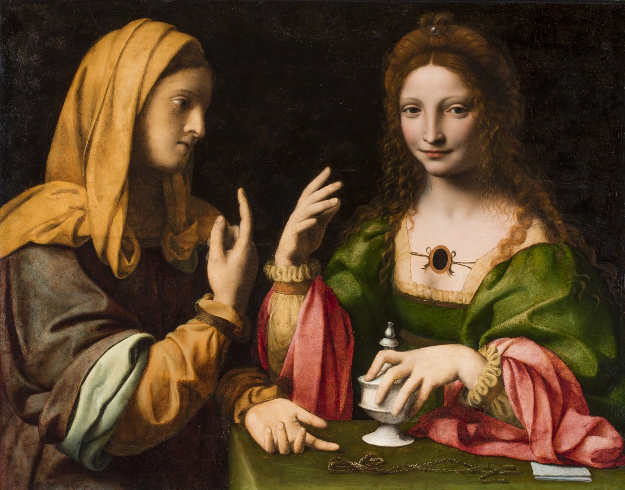 Magdalenan kääntymys, noin 1520 tekijältä Bernardino Luini