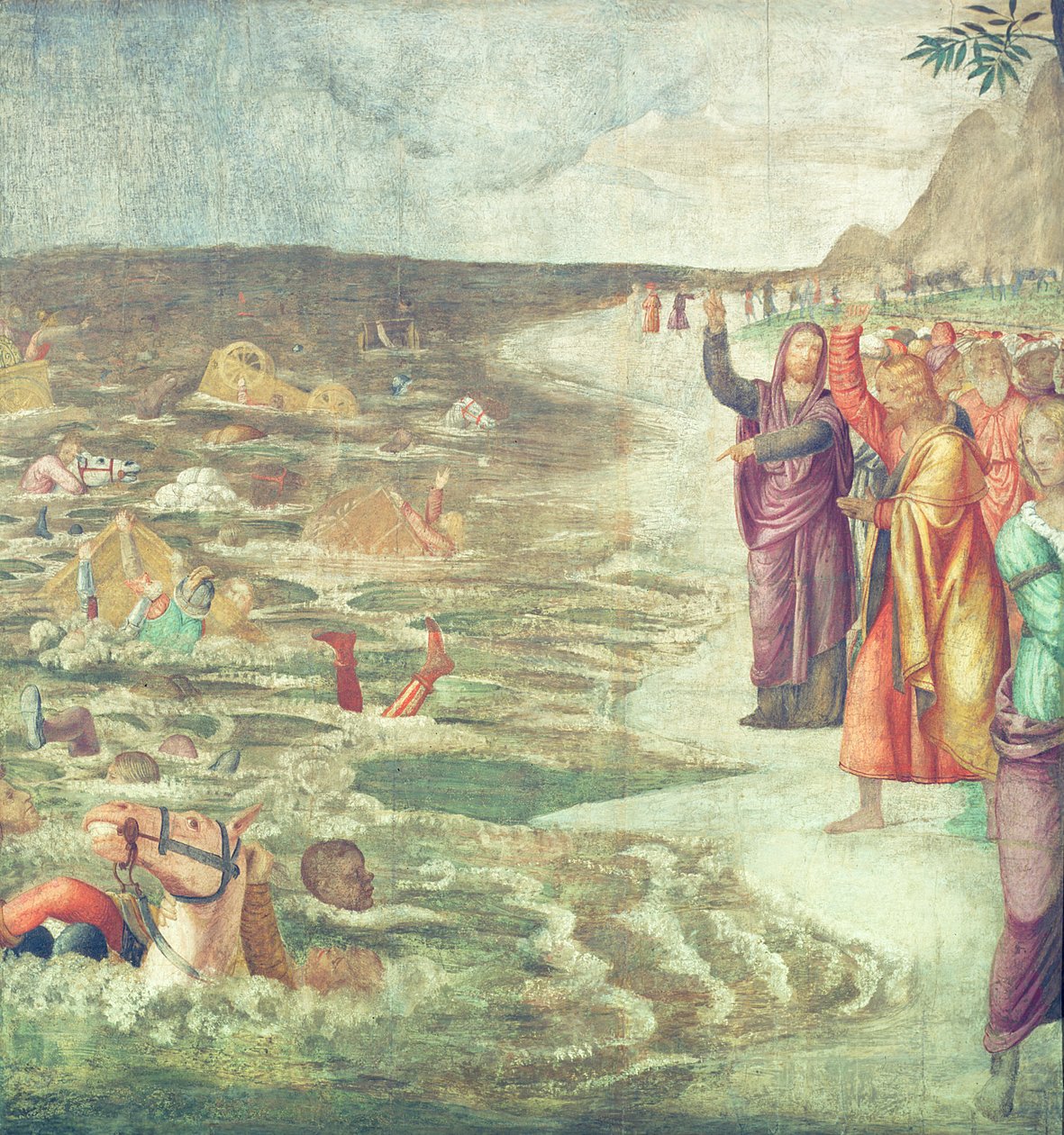 Punaisenmeren ylitys tekijältä Bernardino Luini