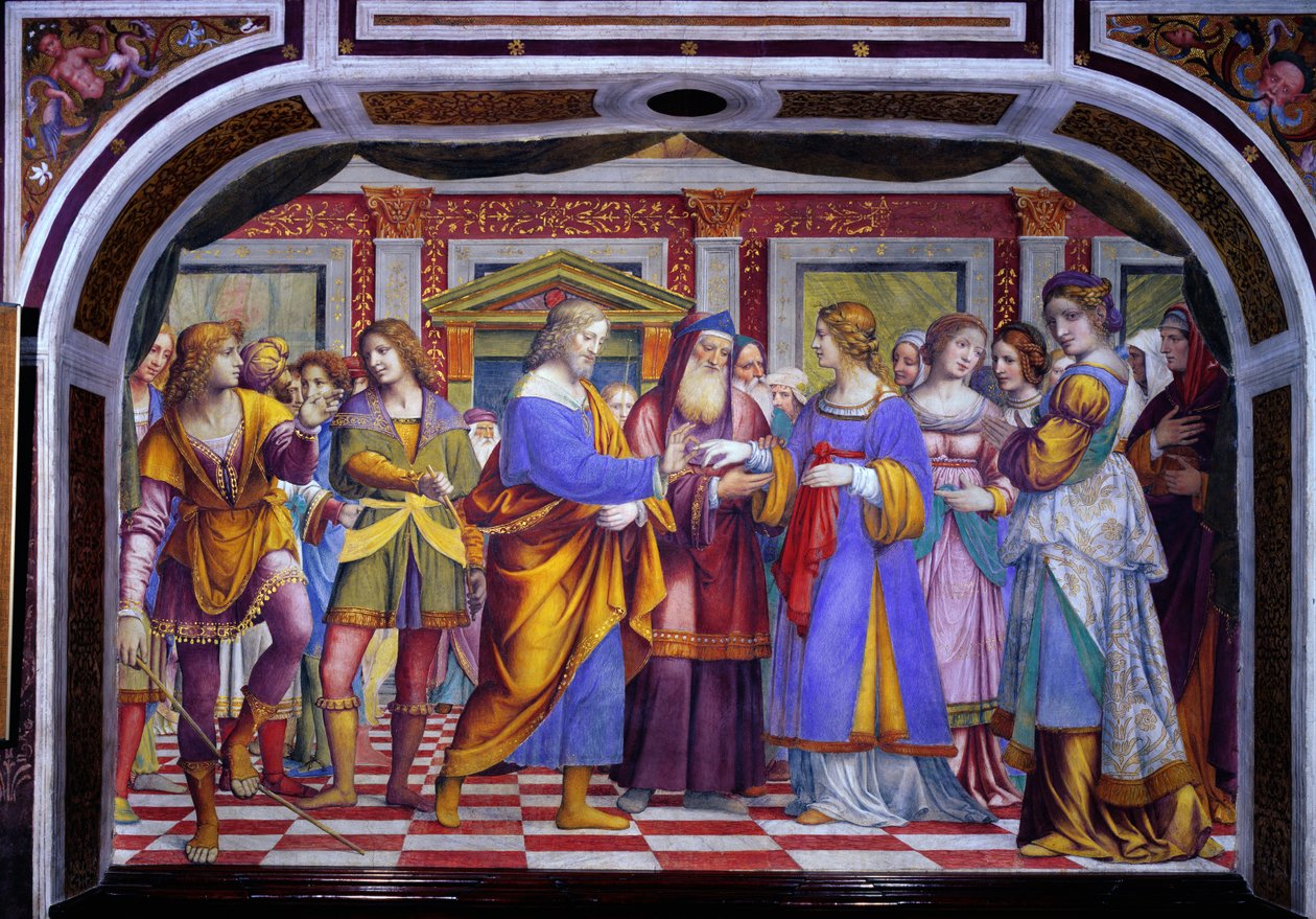 Neitsyen häät 1525 tekijältä Bernardino Luini