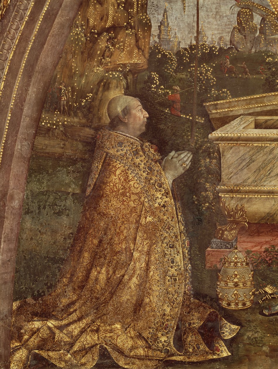Paavi Aleksanteri VI, 1492 tekijältä Bernardino di Betto Pinturicchio