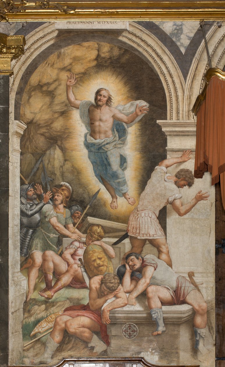 Counterfaccata, Bernardino Gatti, Ylösnousemus 1529 tekijältä Bernardino Gatti