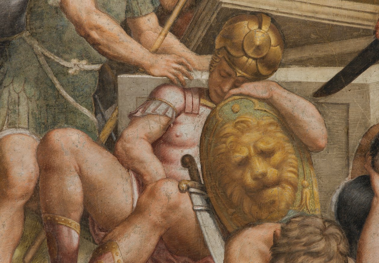 Counterfaccata, Bernardino Gatti, Ylösnousemus 1529, Yksityiskohta tekijältä Bernardino Gatti