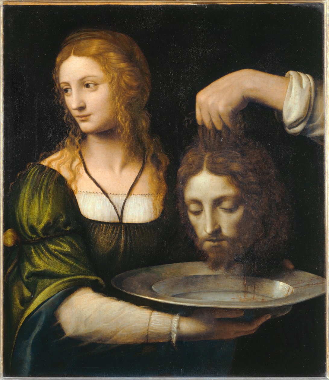Salome saa Johannes Kastajan pään ... tekijältä Bernardino (attr. to) Luini