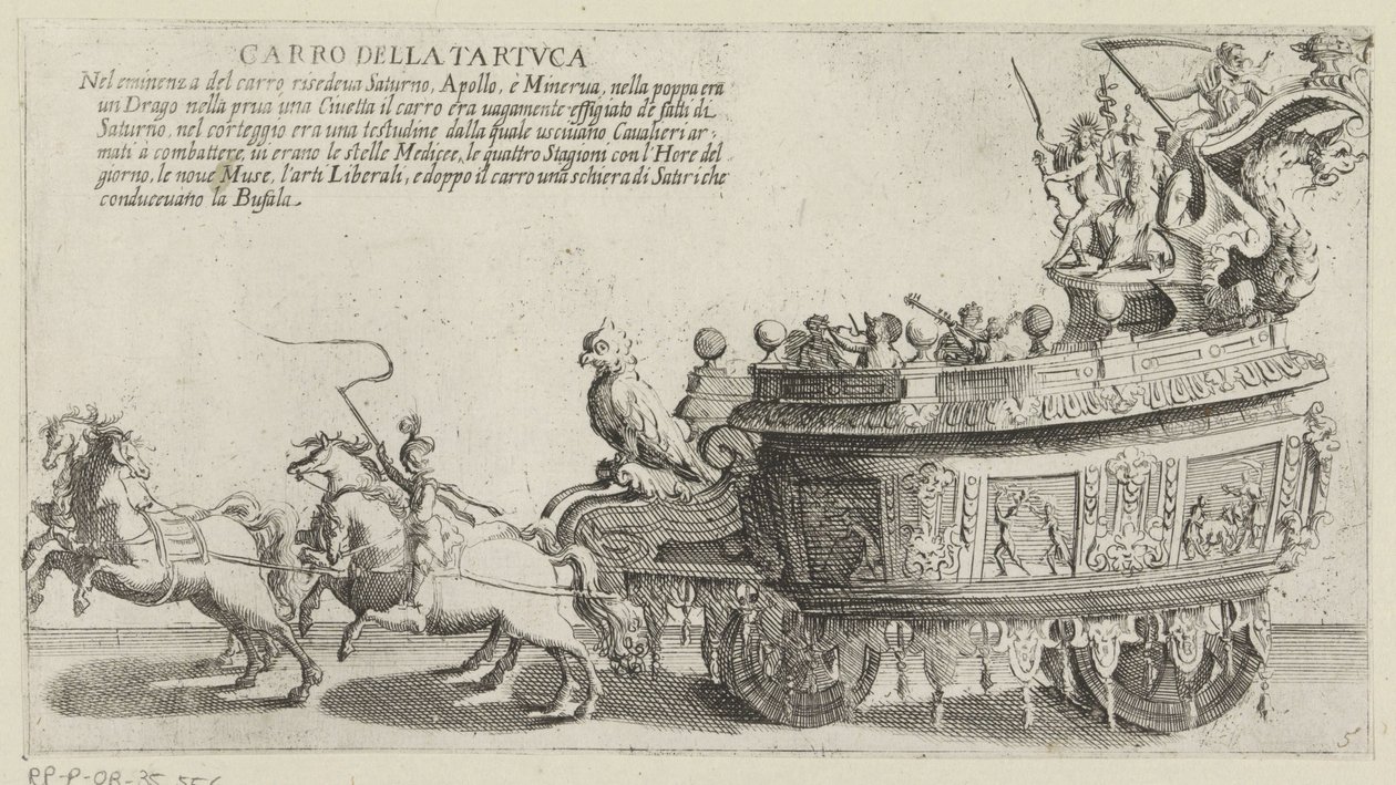 Tartucan Sienese-alueen voittovaunut Carro dell