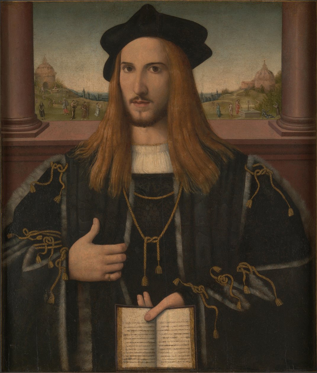 Alberto Pion muotokuva, 1512 tekijältä Bernardino Loschi
