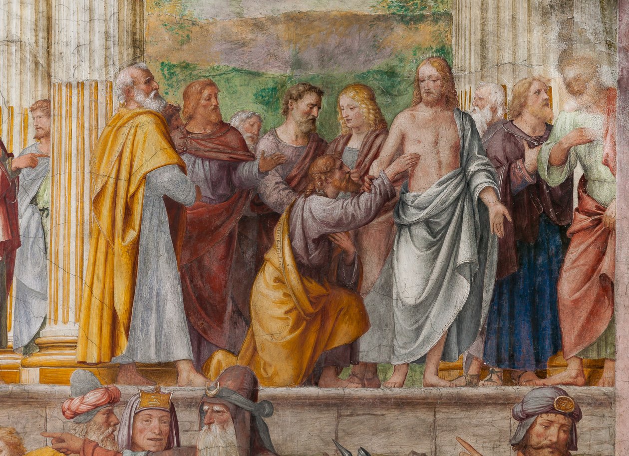 Yksityiskohta Kristuksen kärsimyksestä ja ristiinnaulitsemisesta tekijältä Bernardino Luini