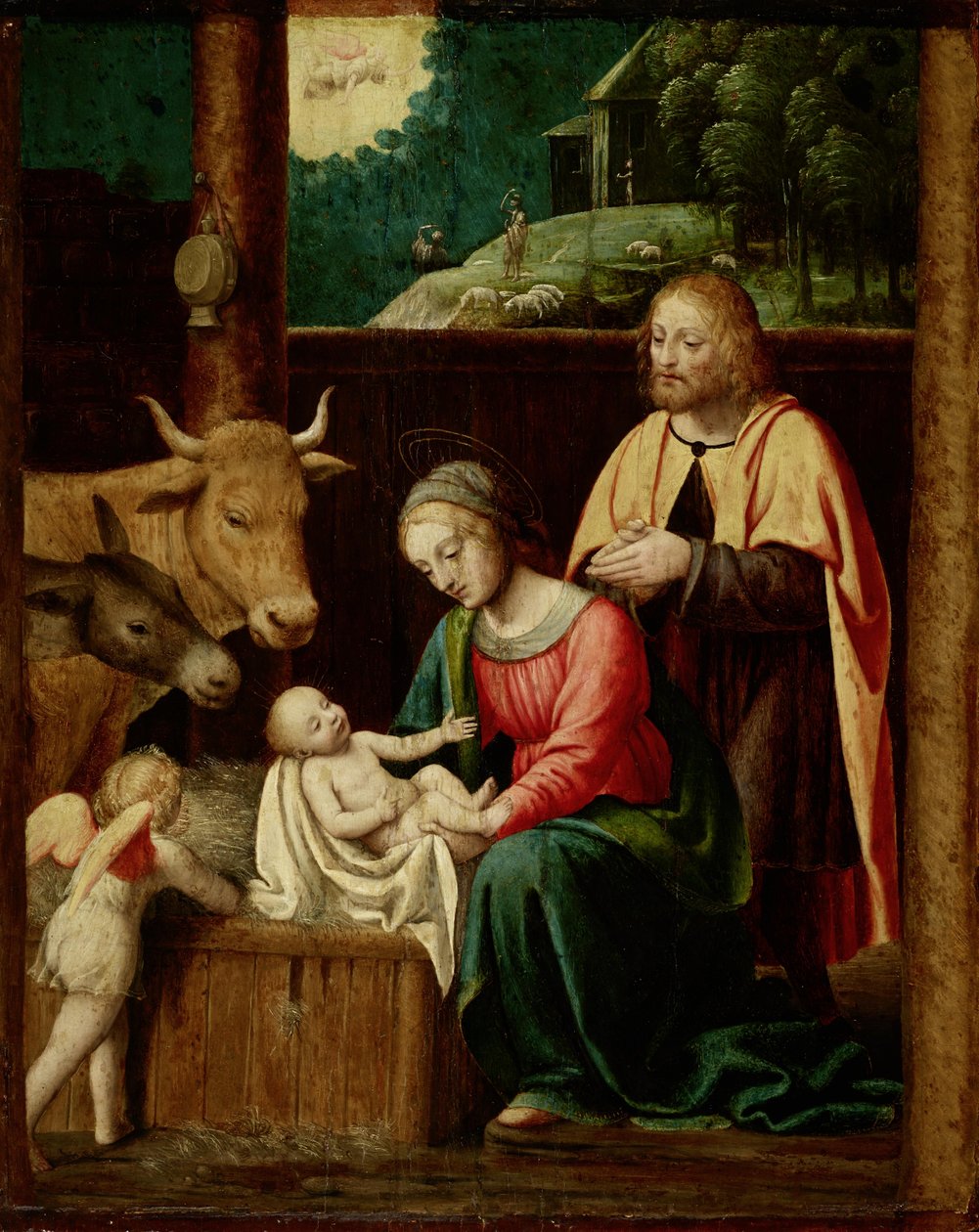 Kristuksen syntymä tekijältä Bernardino Luini