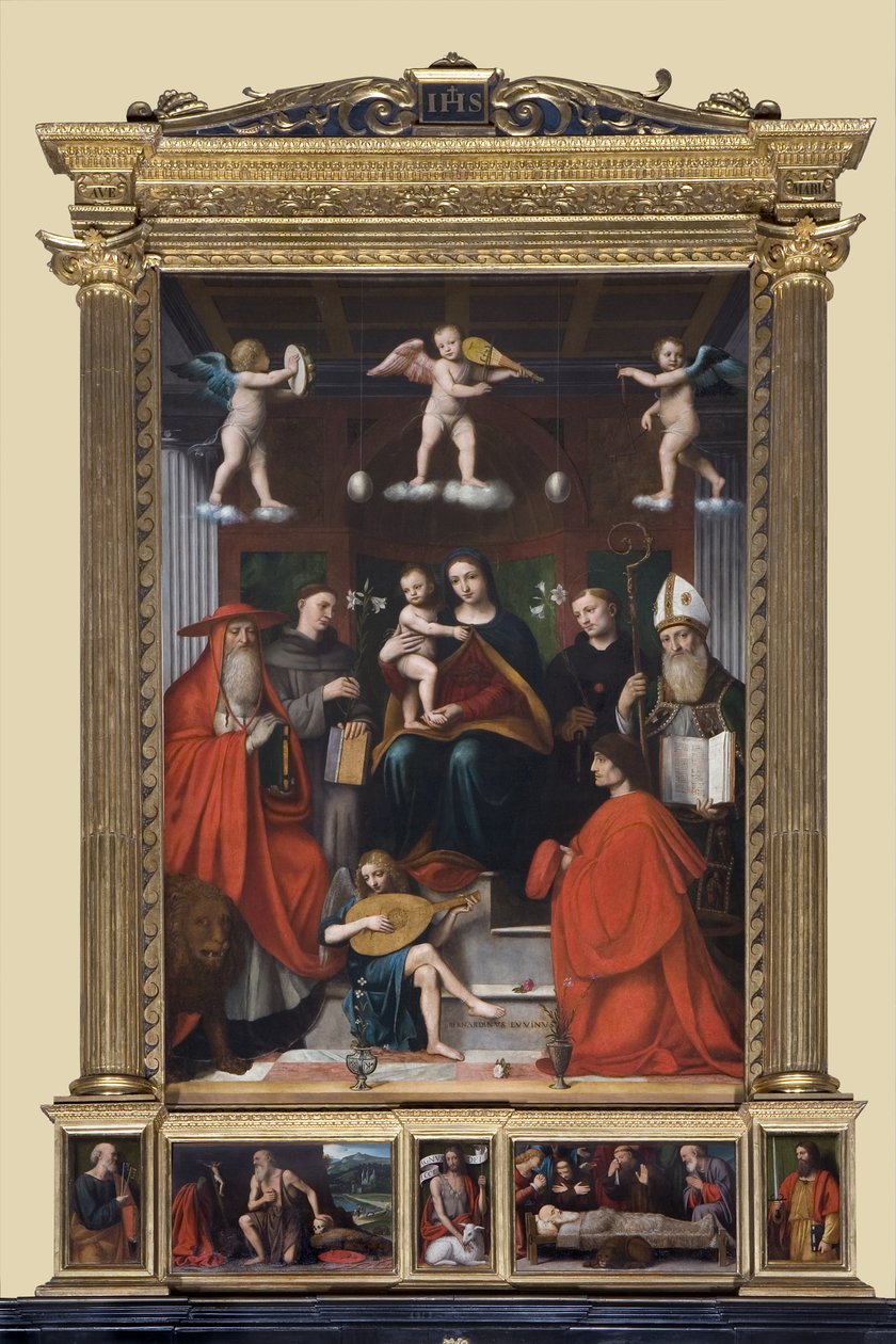 Pyhä Chonversio, useita raimondia, 1-6 tekijältä Bernardino Luini