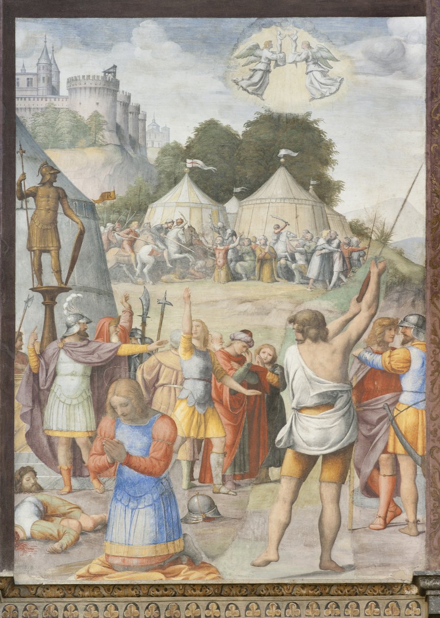 Pyhän Mauricuksen marttyyrikuolema tekijältä Bernardino Luini