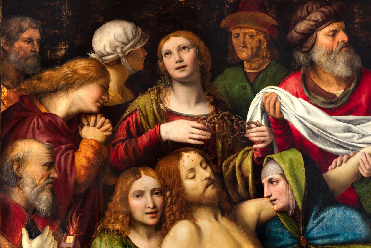 Milano, San Giorgio al Palazzon kirkko, Bernardino Luini, Deposition tekijältä Bernardino Luini