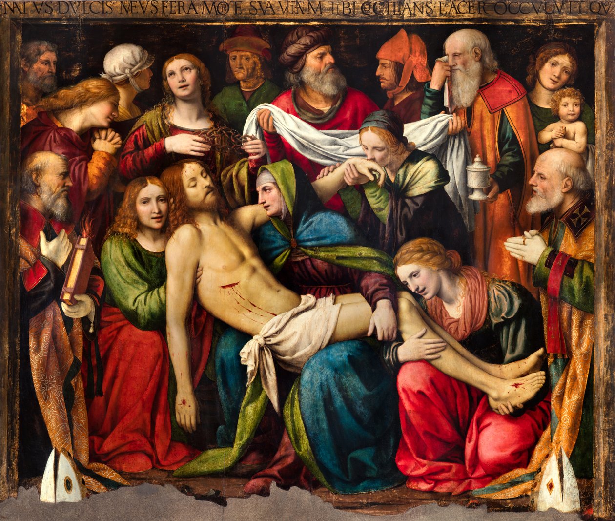 Milano, San Giorgio al Palazzon kirkko, Bernardino Luini, Hautaus tekijältä Bernardino Luini