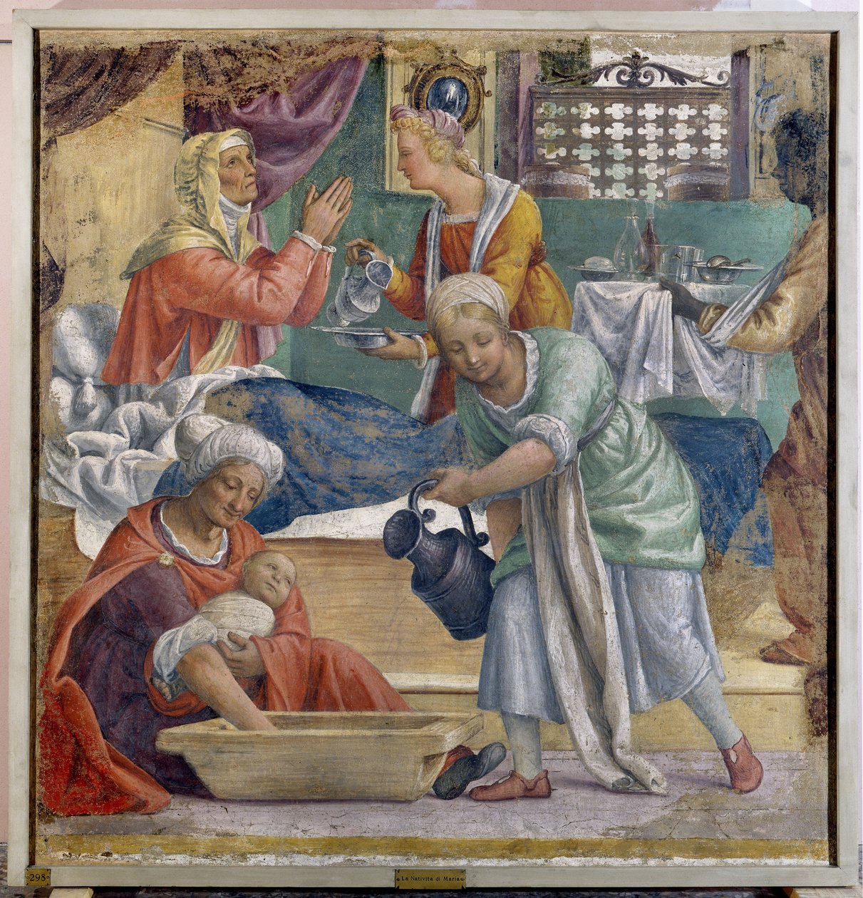 Neitsyen syntymä tekijältä Bernardino Luini