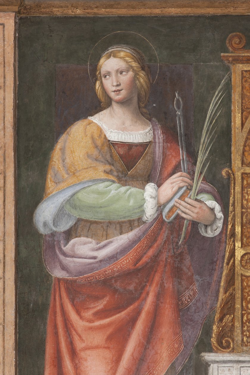 Saint Apollonia, n. 1522-25 (numeron 3497192 tiedot) tekijältä Bernardino Luini