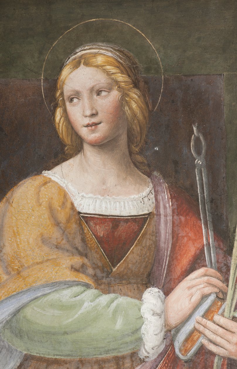Saint Apollonia, n. 1522-25 (numeron 3497192 tiedot) tekijältä Bernardino Luini