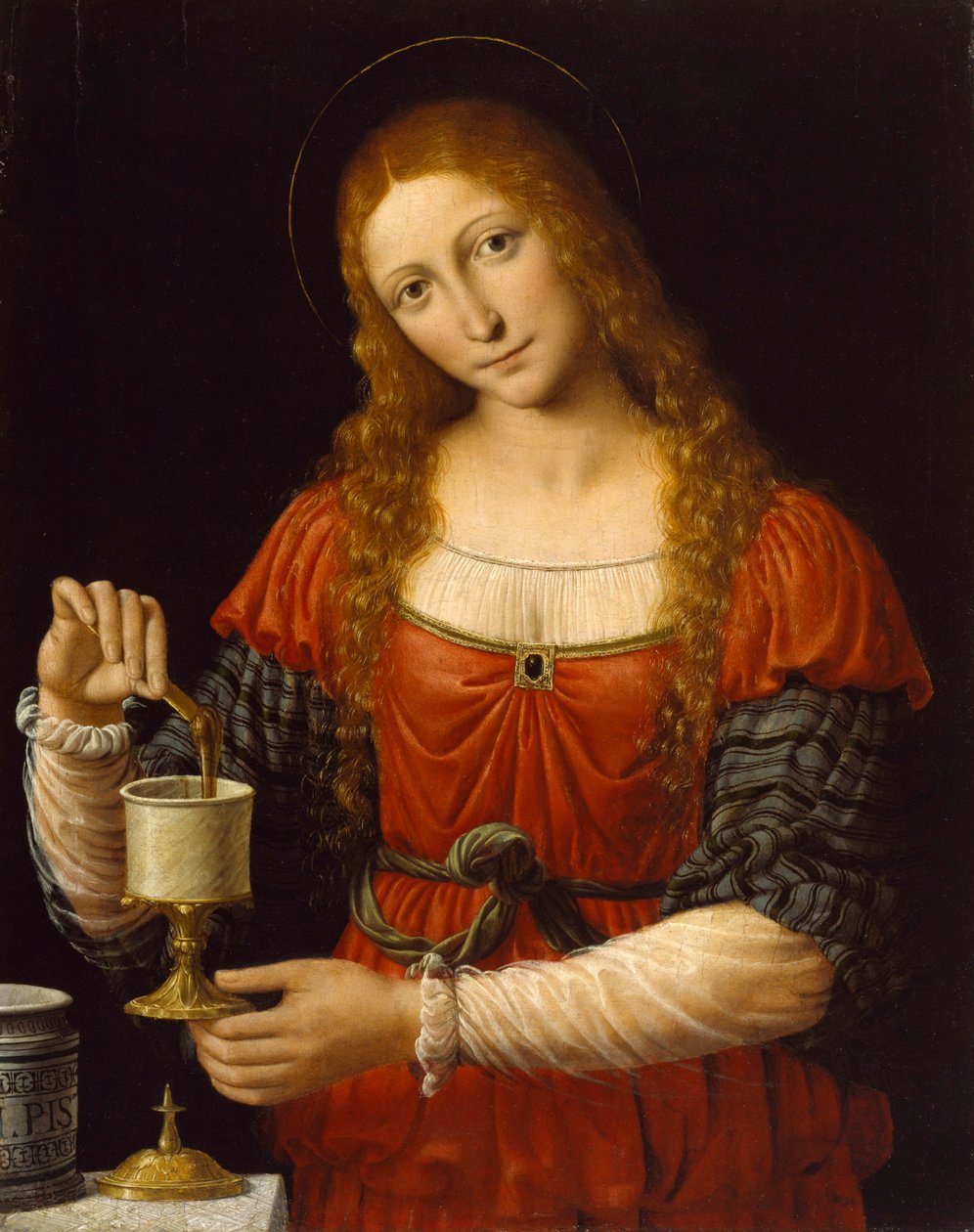 Pyhä Maria Magdaleena, n. 1524 tekijältä Bernardino Luini