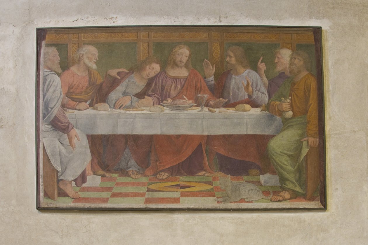 Viimeinen ehtoollinen tekijältä Bernardino Luini