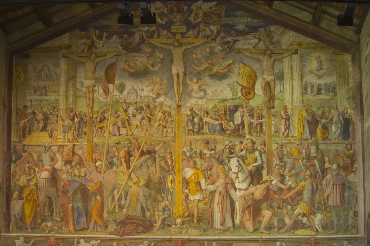 Kristuksen kärsimys, 1519 tekijältä Bernardino Luini