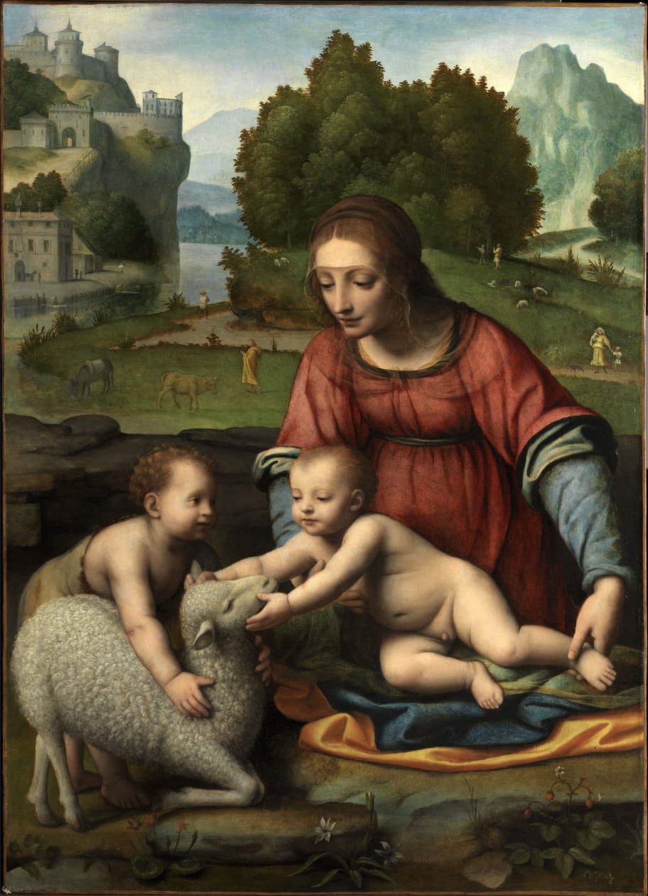 Neitsyt ja lapsi Pyhän Johanneksen kanssa tekijältä Bernardino Luini