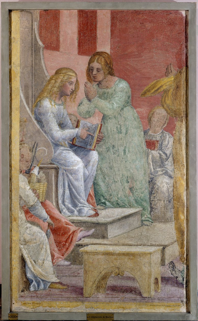 Neitsyt Marian lapsuus temppelissä tekijältä Bernardino Luini
