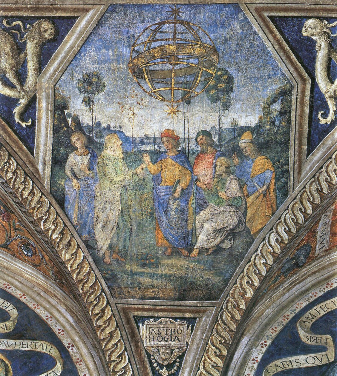 Astrologian allegoria, 1490-luku tekijältä Bernardino Pinturicchio