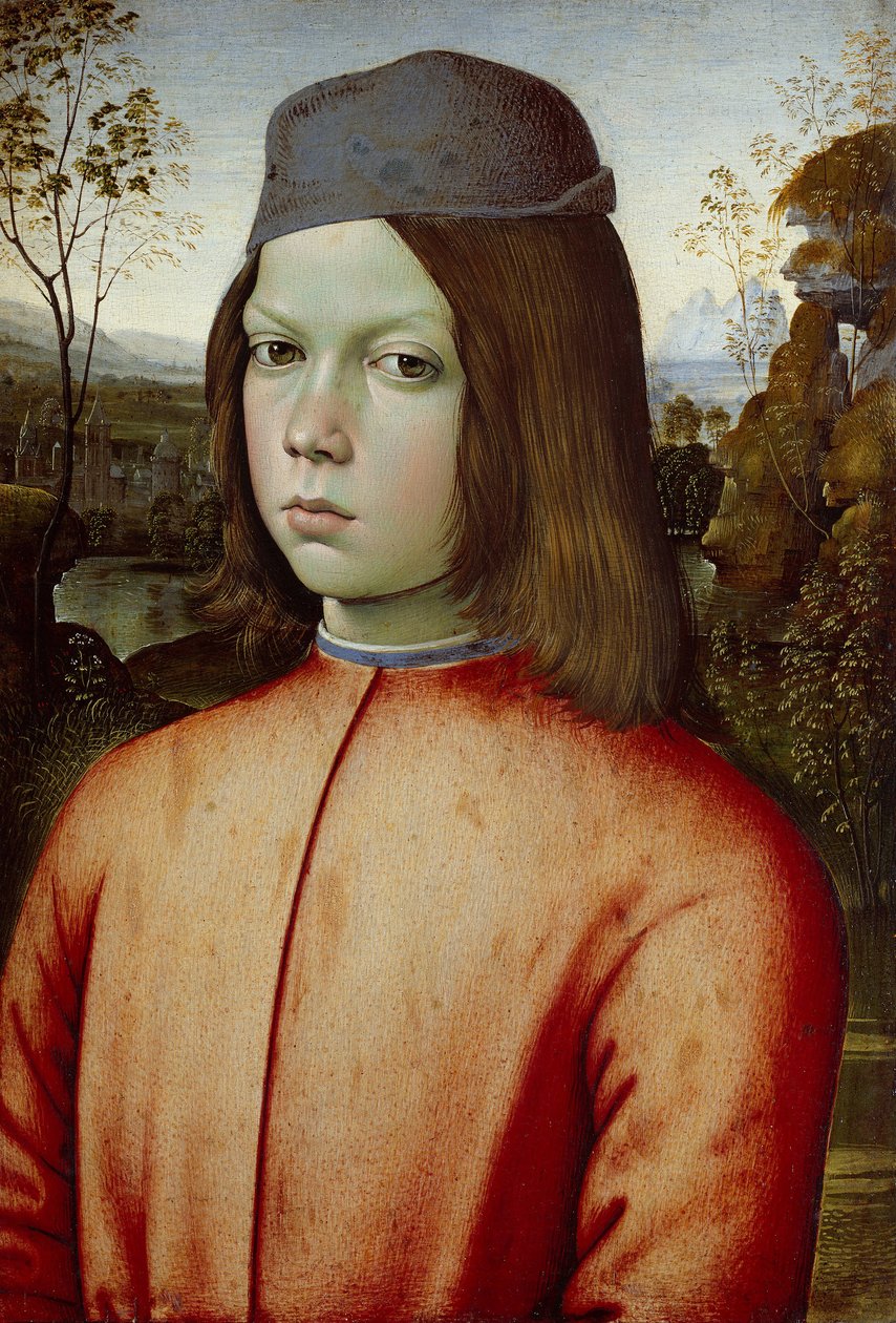 Pojan muotokuva, c1500 tekijältä Bernardino Pinturicchio