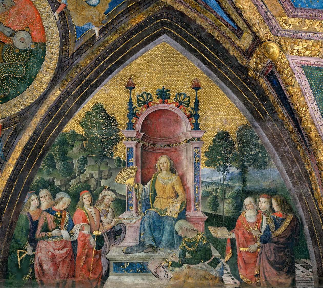 Geometry, 1492-1494. tekijältä Bernardino Pinturicchio