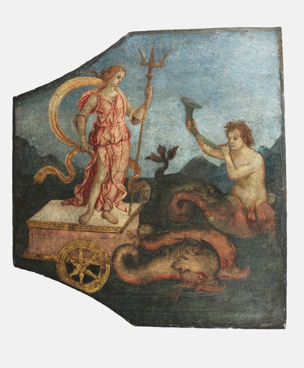 Amfitriitin voitto, n. 1509. tekijältä Bernardino Pinturicchio