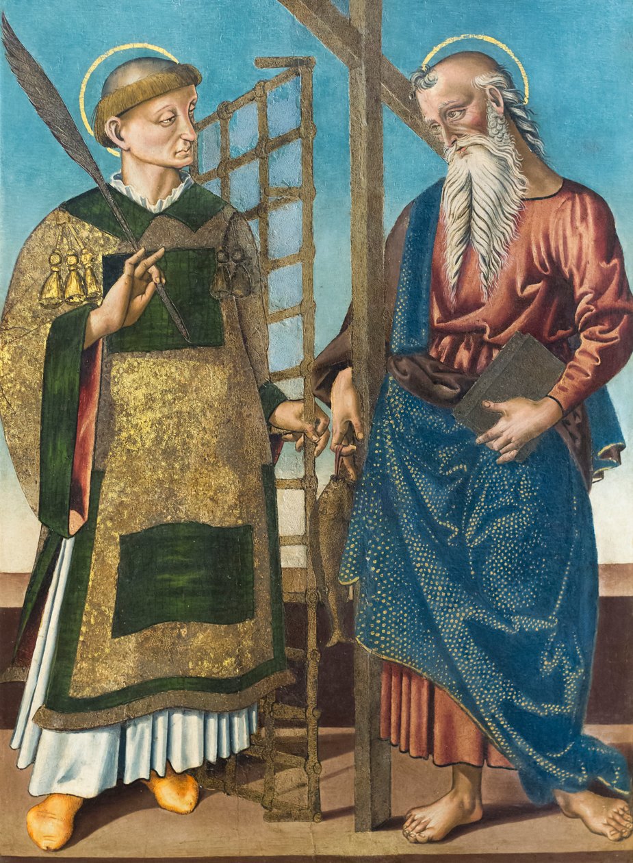 Saint Lawrence ja Andrew, 1500-luvun ensimmäinen neljännes (öljy levylle) tekijältä Bernardino di Mariotto