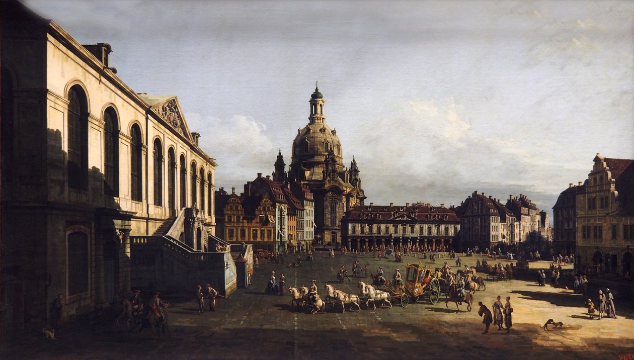  Dresdenin uudet markkinat tekijältä Bernardo Bellotto