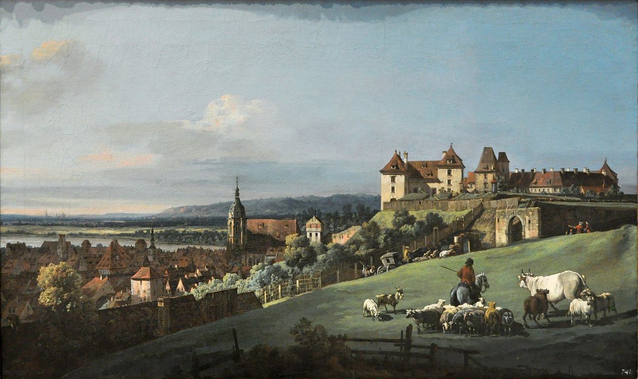 "Pirna, kuule Festung Sonnenstein tekijältä Bernardo Bellotto