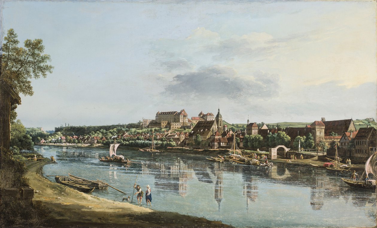 Pirna Elballa, noin 1756 tekijältä Bernardo Bellotto