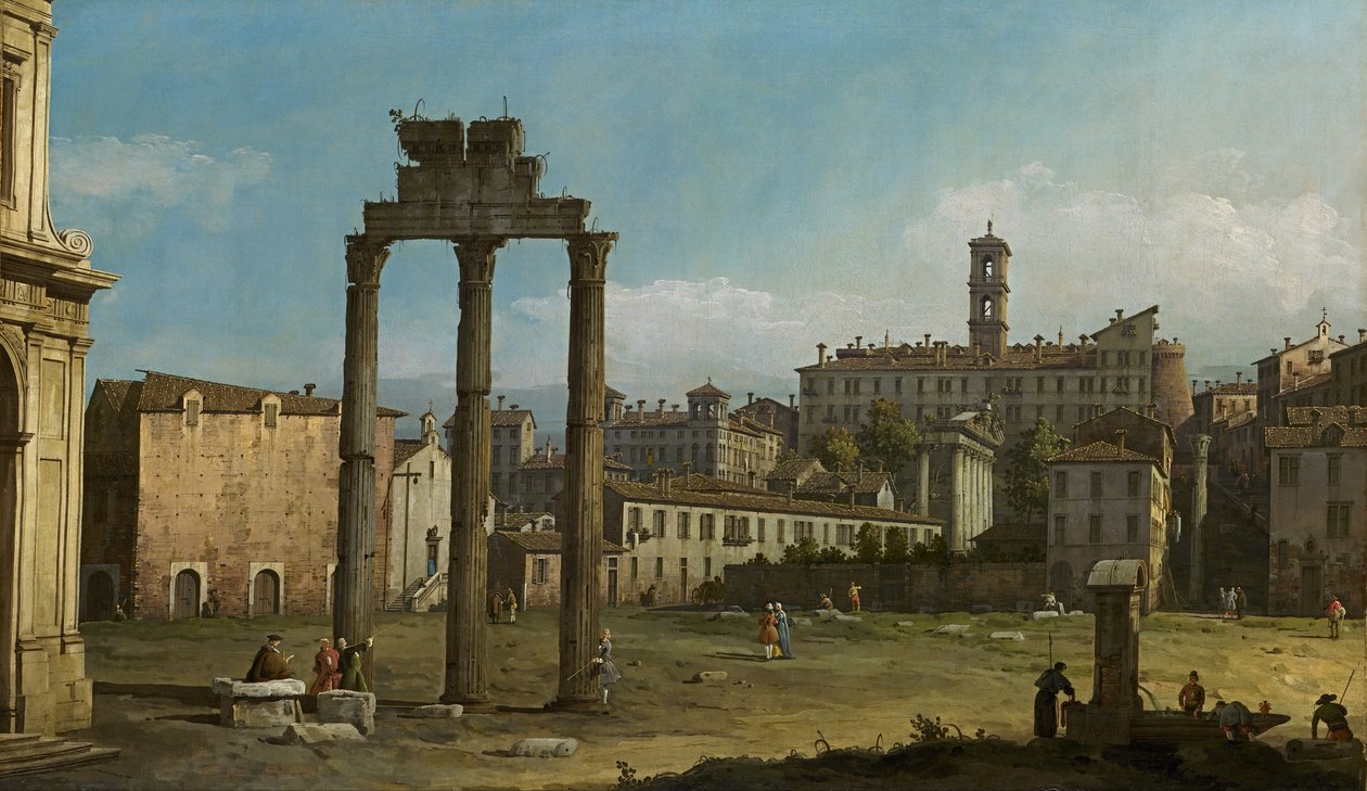 Foorumin rauniot, Rooma tekijältä Bernardo Bellotto