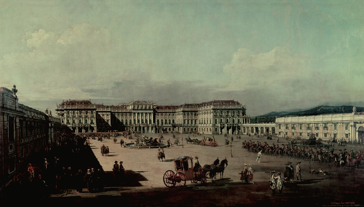Schloss Schonbrunn, 1759-60 tekijältä Bernardo Bellotto