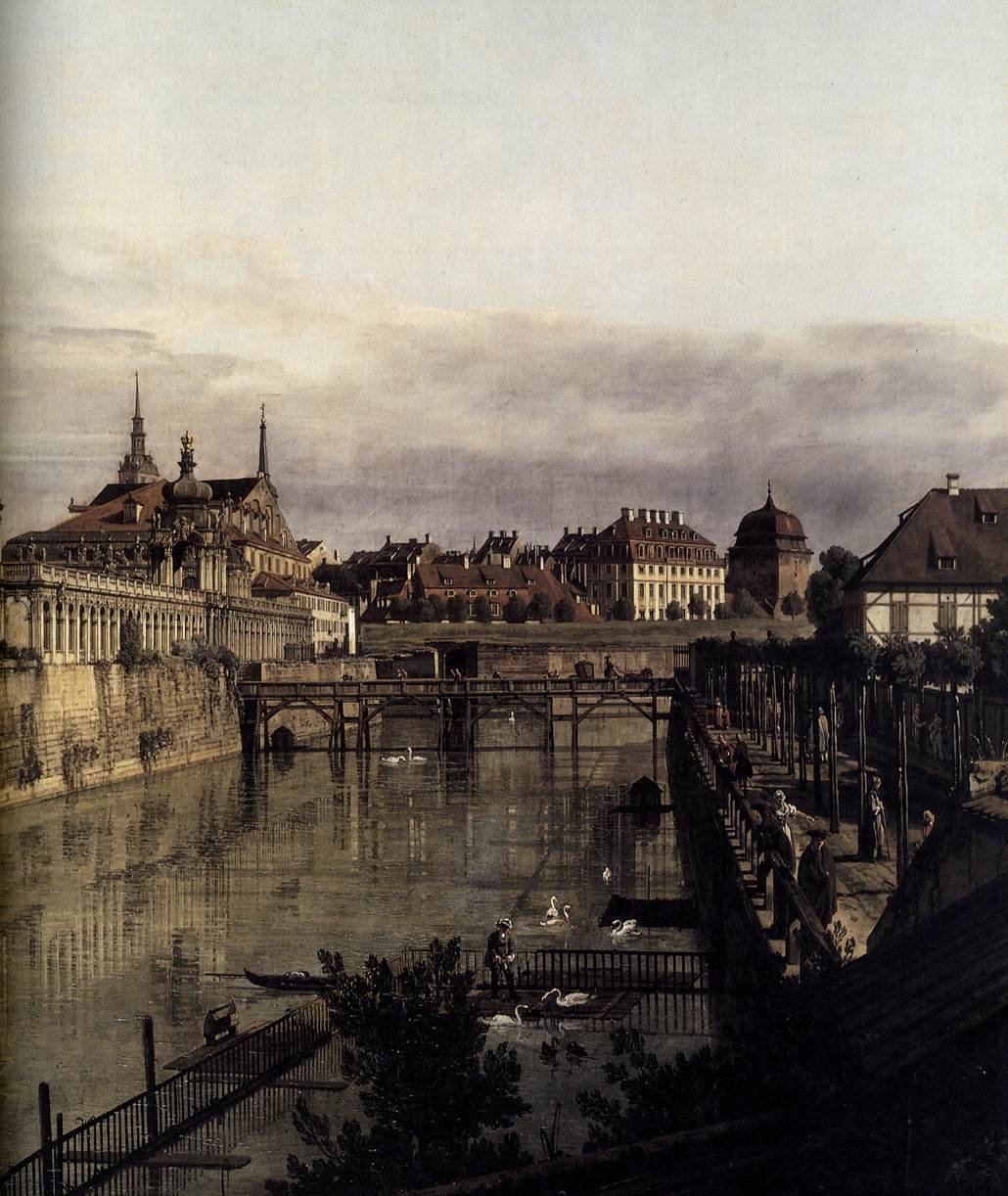 Zwingerin vallihauta Dresdenissä tekijältä Bernardo Bellotto