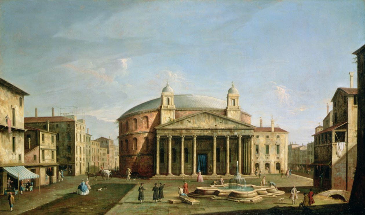 Pantheon Roomassa tekijältä Bernardo Bellotto