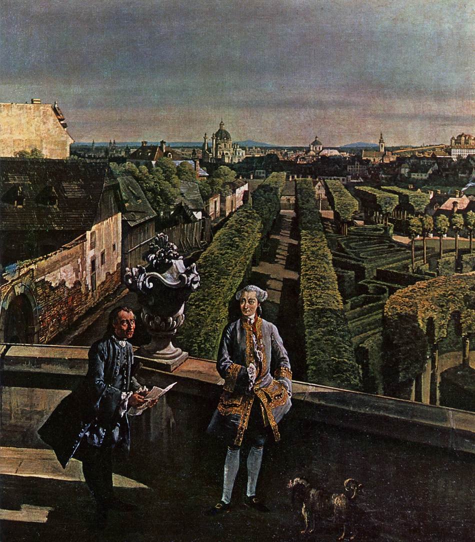 Wien, Panorama Palais Kaunitzista tekijältä Bernardo Bellotto