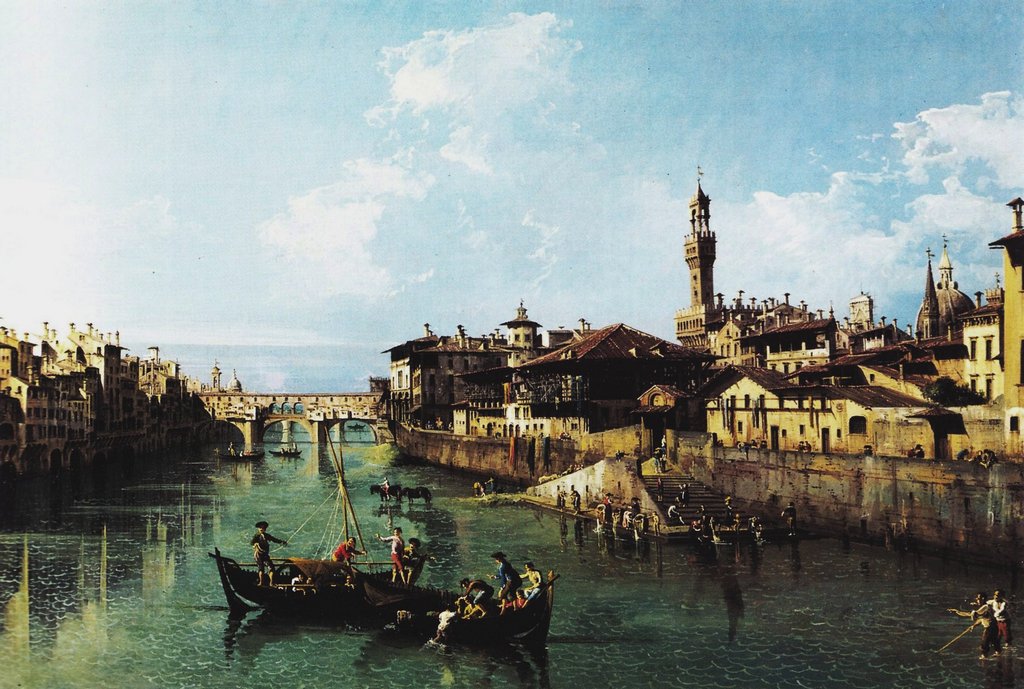 la piazza darno, collez. yksityinen tekijältä Bernardo Bellotto
